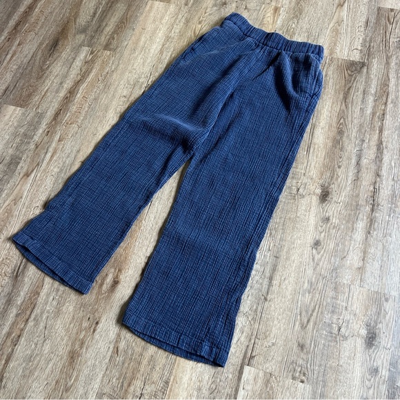 Wonderly Pants - Wonderly Deep Blue Wide Leg Pants